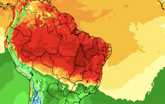 onda de calor brasil julho 2023