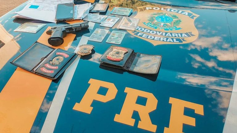 Falso policial rodoviário foi preso em Barreiras com simulacro de arma de fogo