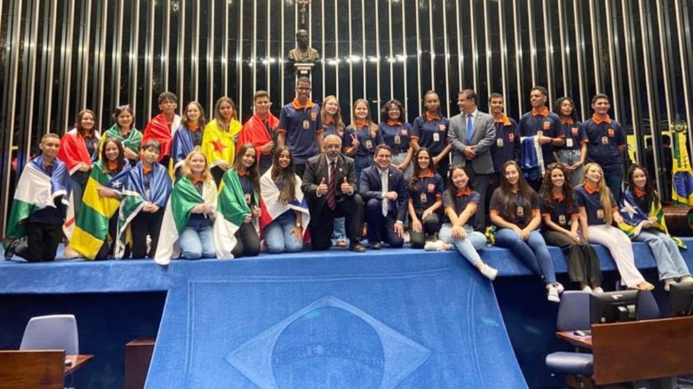 Estudante de Ibiassucê foi eleita para presidir mesa diretora do programa Jovem Senador, em Brasília