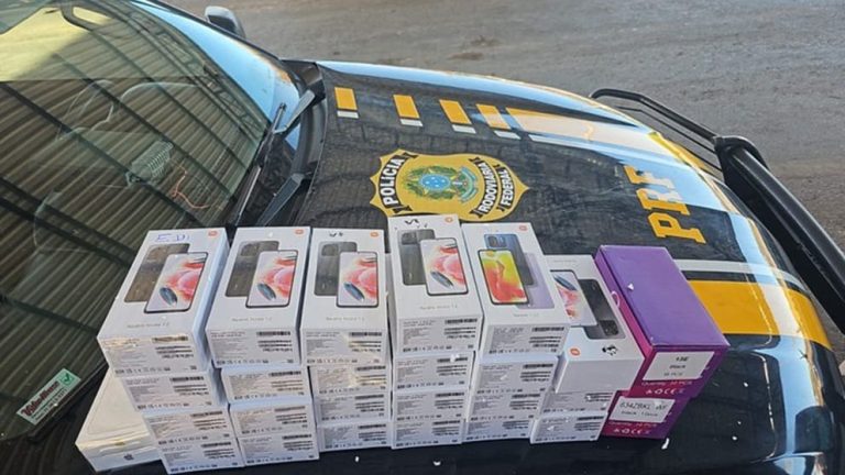 PRF apreendeu celulares e outros produtos sem nota fiscal em Barreiras