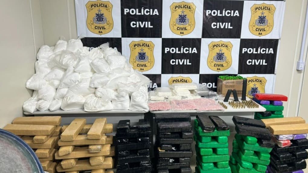 Polícia Civil desarticulou laboratório em hotel e apreendeu uma tonelada de drogas