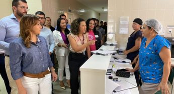 Secretária de Saúde da Bahia fez inspeção na Unacon em Caetité nesta sexta-feira