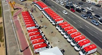 Unidades do Samu na Bahia recebem 48 novas ambulâncias