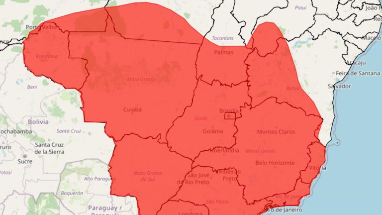 Onda de calor alerta vermelho