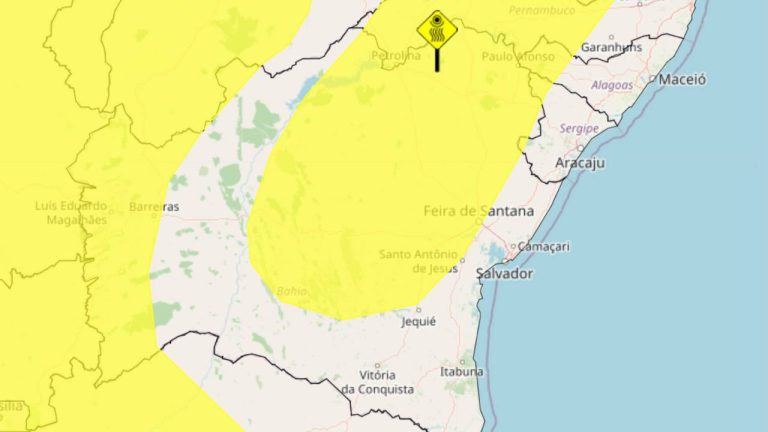 Alerta amarelo inmet bahia