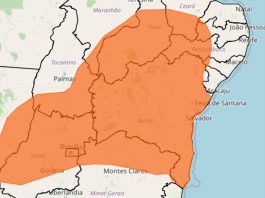 Alerta laranja chuvas bahia