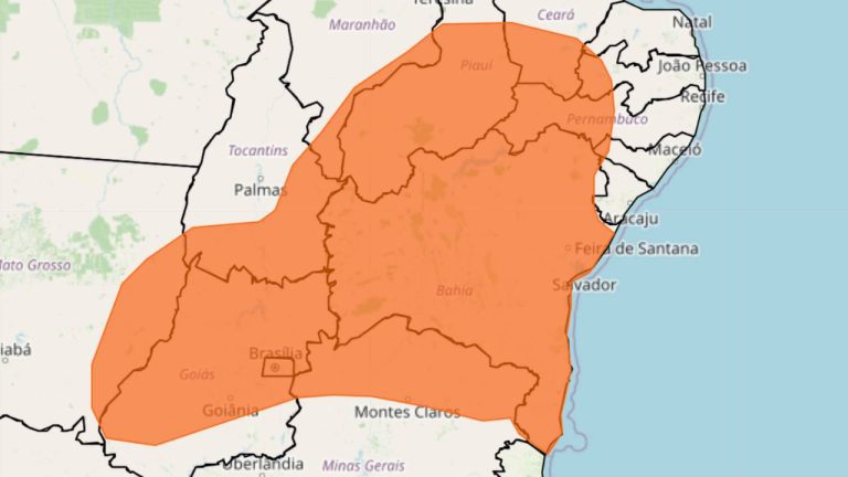 Alerta laranja chuvas bahia
