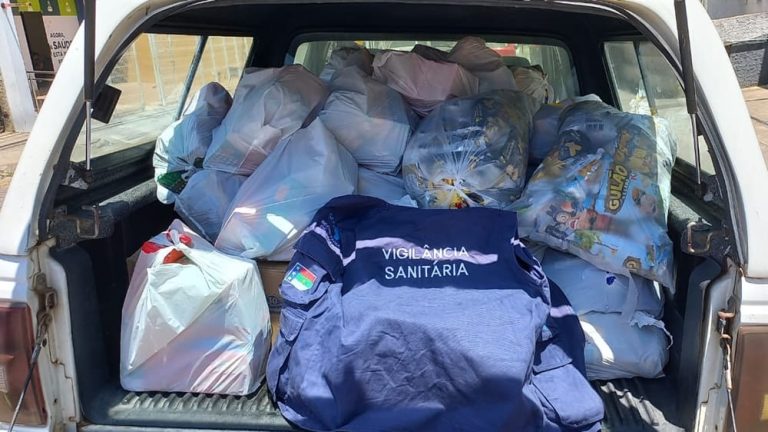 Vigilância Sanitária apreendeu mais de três toneladas de produtos alimentícios vencidos em Vitória da Conquista