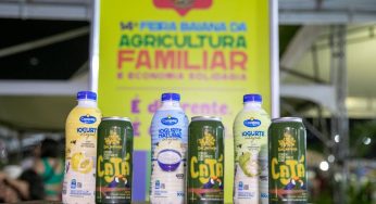 Cooperativa lançou iogurtes de pinha e maracujá na Feira Baiana da Agricultura Familiar