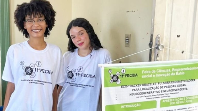 Estudantes baianos desenvolveram pulseira rastreadora para auxiliar pessoas idosas, neurodegenerativas e neurodivergentes