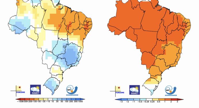 Boletim Agroclimatológico indica irregularidades nas chuvas em áreas do Nordeste até março