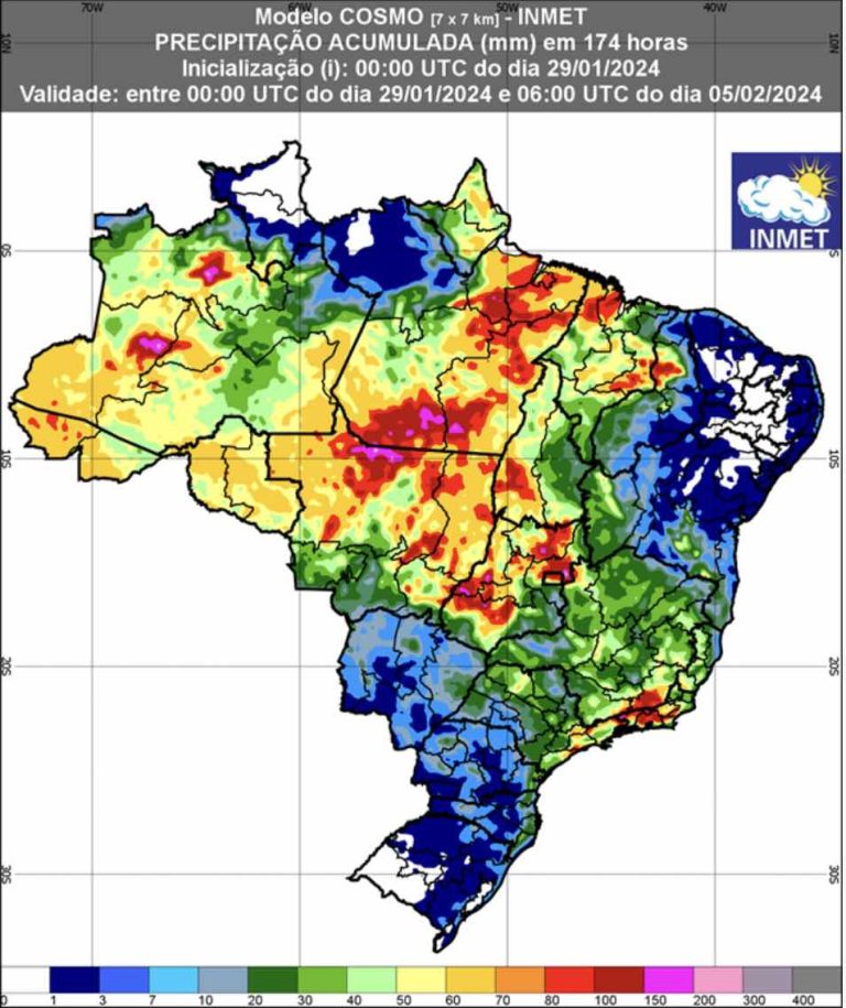 previsao inmet 5 de fevereiro