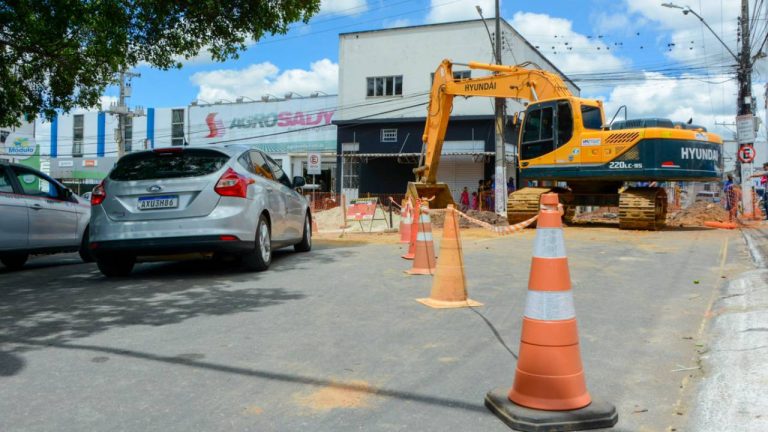 Obras rua sao pedro vitoria da conquista