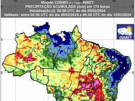 Previsao INmet 5 a 12 de fevereiro