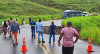 Quatro rodovias baianas ainda contam com interdições por conta das últimas chuvas, 75 municípios foram afetados