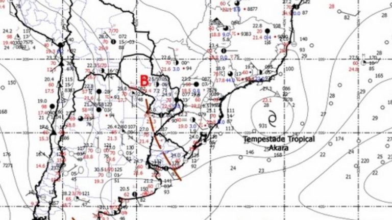 tempestade tropical Akará