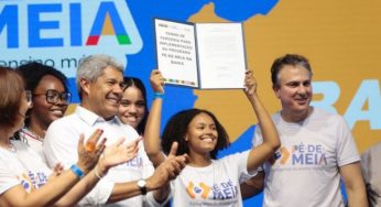 Programa Pé-de-Meia vai beneficiar 283 mil estudantes na Bahia
