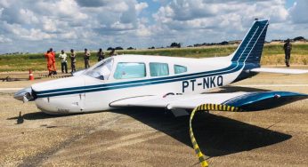 Piloto aterrissou por engano em aeroporto desativado de Vitória da Conquista e avião sofreu dano no trem de pouso