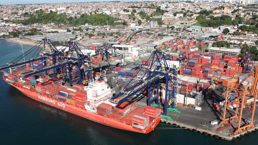 Exportações baianas recuaram 20,5% em fevereiro, mas fecharam o bimestre com alta de 1,4%