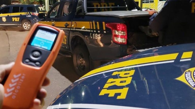 Condutor embriagado foi preso pela PRF após provocar acidente na BR 116 em Vitória da Conquista