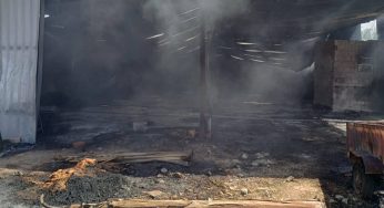 Fábrica de móveis foi destruída por incêndio em Guanambi