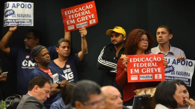 Greve servidores federais educação