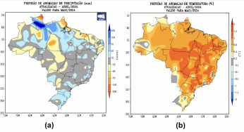Inmet divulgou prognóstico climático do mês de maio em todo o Brasil
