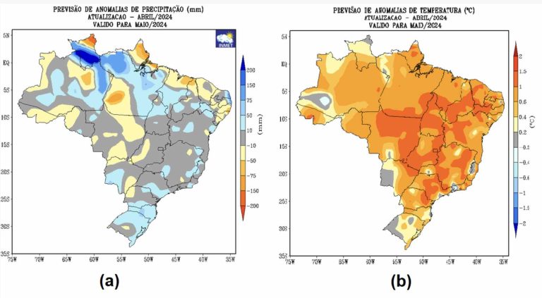 prognostico previsão maio 2024 inmet