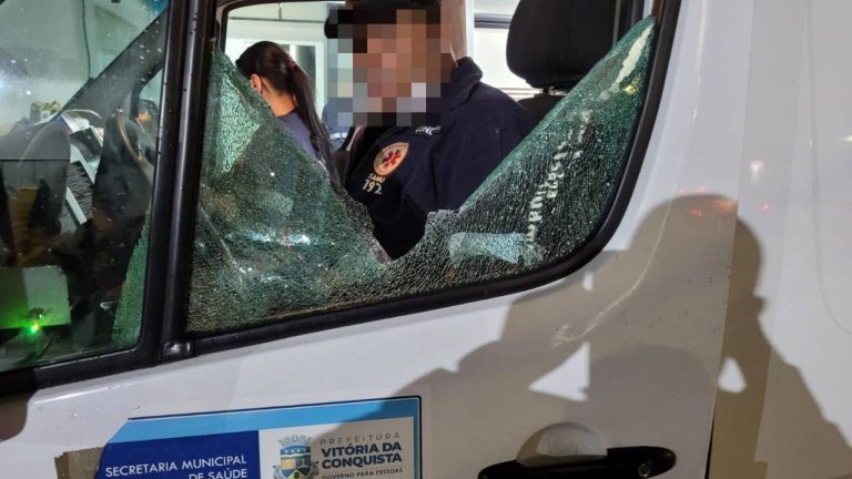Equipe do Samu sofreu atentado durante chamado em Vitória da Conquista