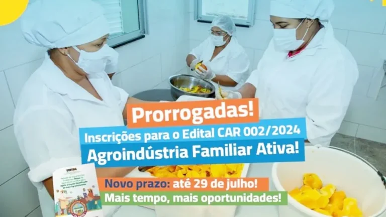 Edital de apoio a agroindústria familiar recebe projetos até dia 29