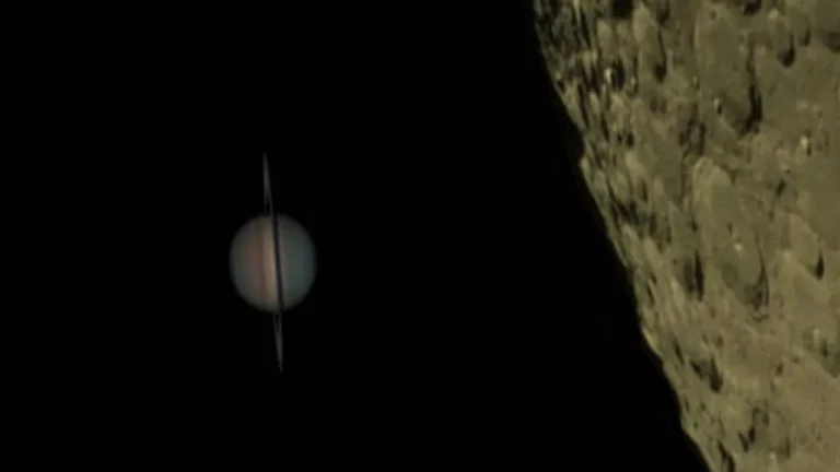 Ocultação de Saturno pela Lua poderá ser vista do Brasil nesta terça-feira