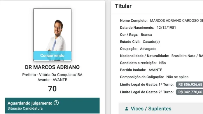 Candidatura Dr. Marcos Adriano prefeitura vitórai da Conquista