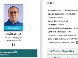 Candidato João Veiga Pindaí