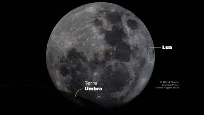 Eclipse parcial da lua