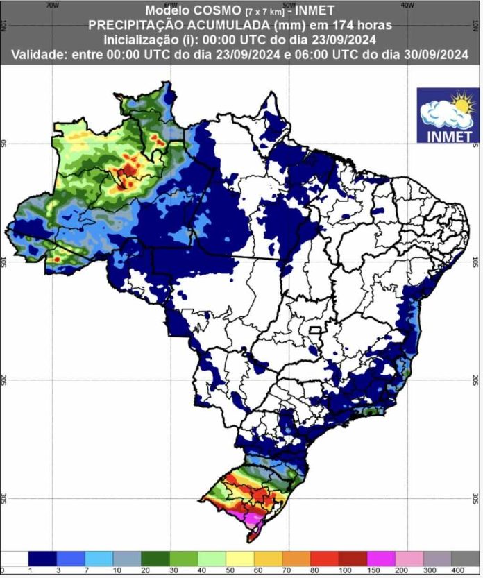 Previsao inmet setembro