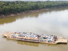 Balsa ponte rio são francisco minas gerais