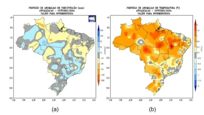 previsao inmet novembro