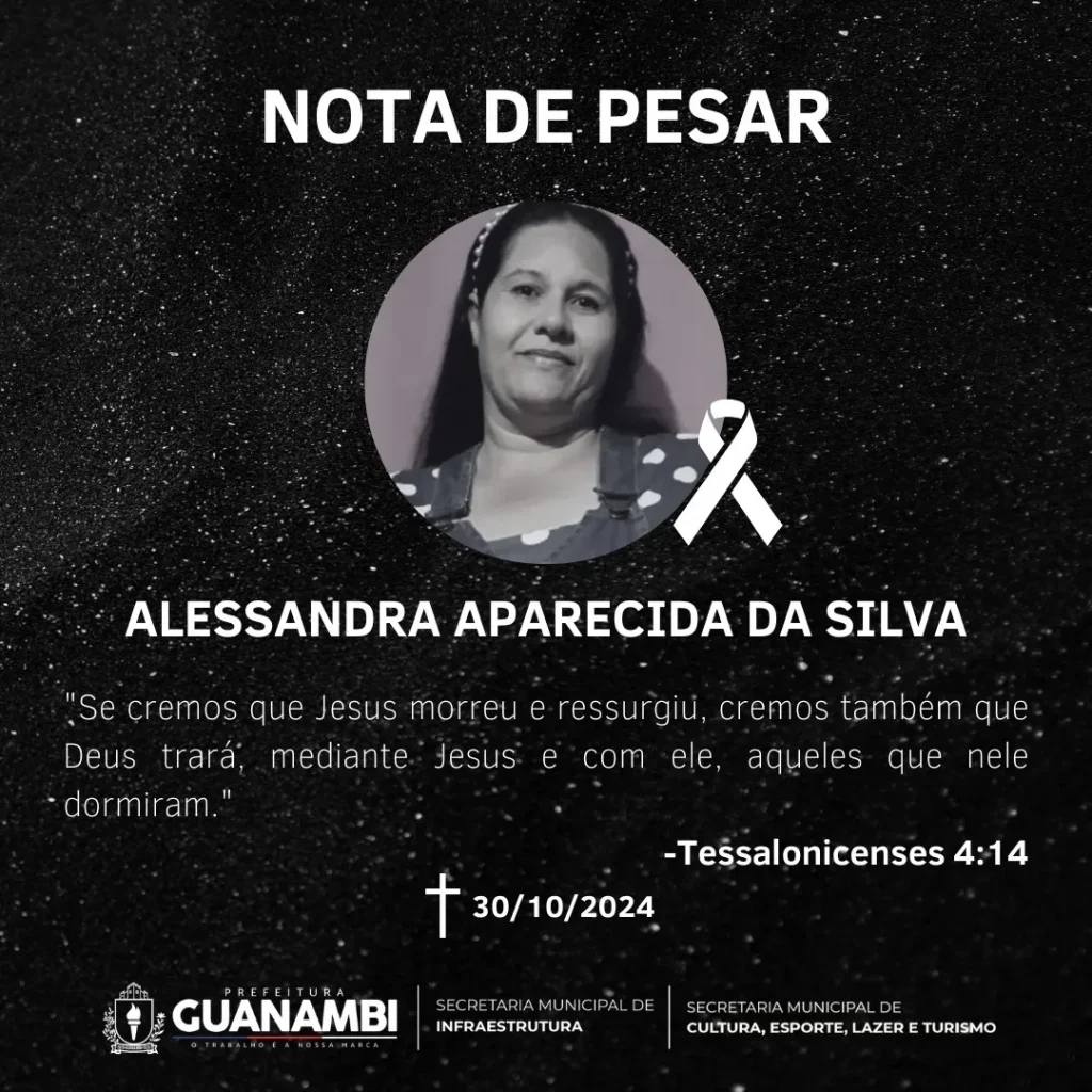 nota de pesar prefeitura de guanambi