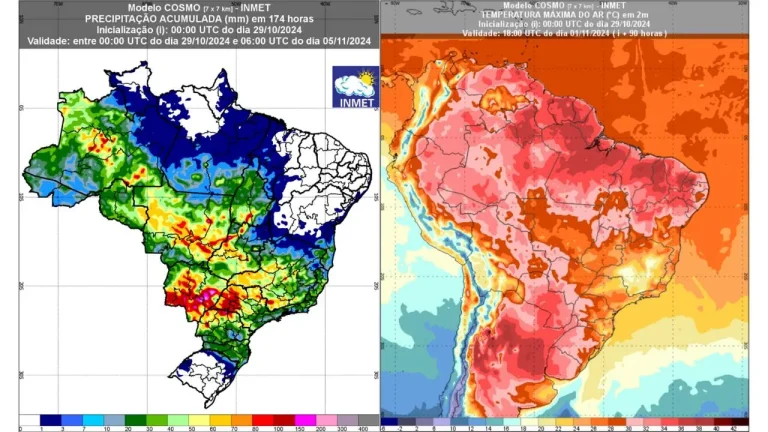 previsao inmet até 4 de novembro