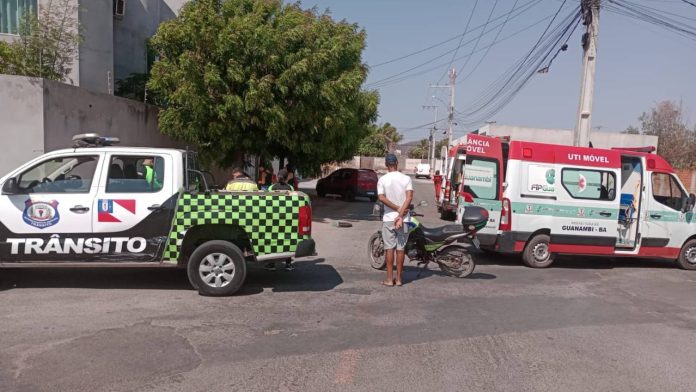 Acidente duas motos em Guanambi