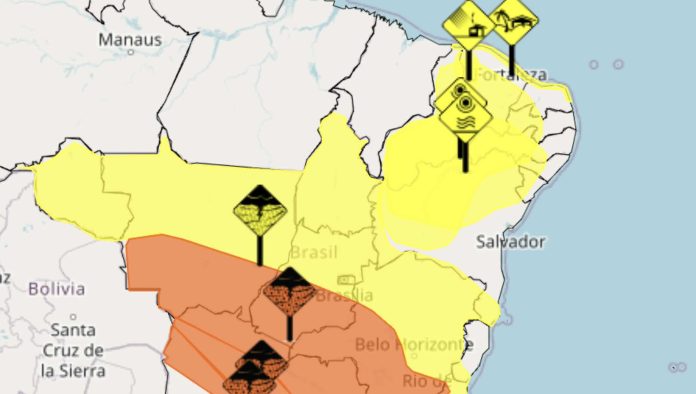 Alertas inmet sexta-feira 11 de outubro Bahia