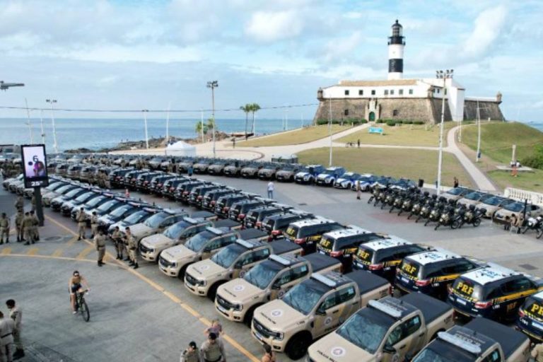 Forças de Segurança da Bahia ganharam 127 viaturas novas