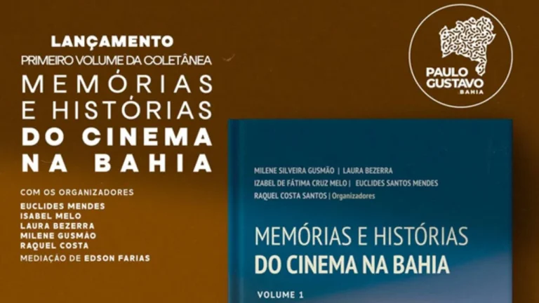 Livro sobre história do cinema na Bahia será lançado em Vitória da Conquista