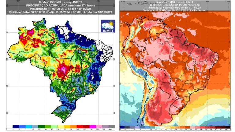informativo inmet previsao 18 de novembro