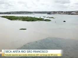 Redução da vazão no Rio São Francisco