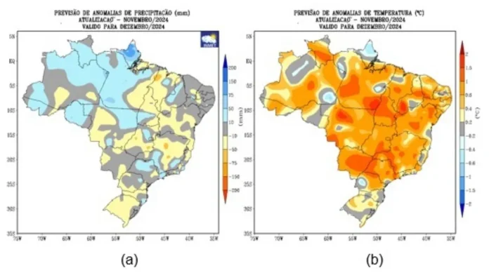 previsao do tempo dezembro 2024 inmet