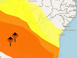 Alertas de chuva Bahia novembro