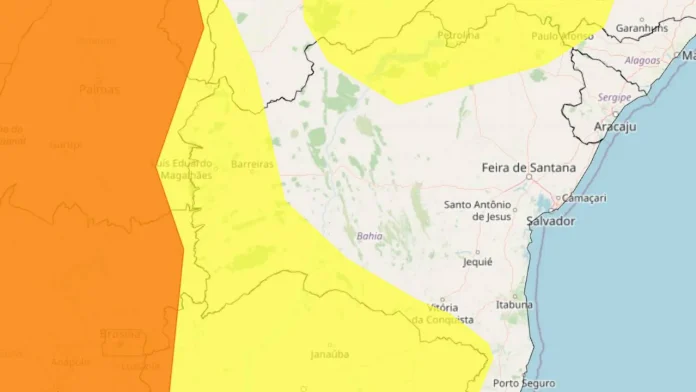 Alerta de chuvas Bahia 5 de novembro