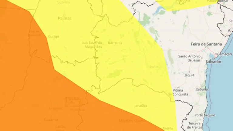 Alertas de chuva 21 de novembro