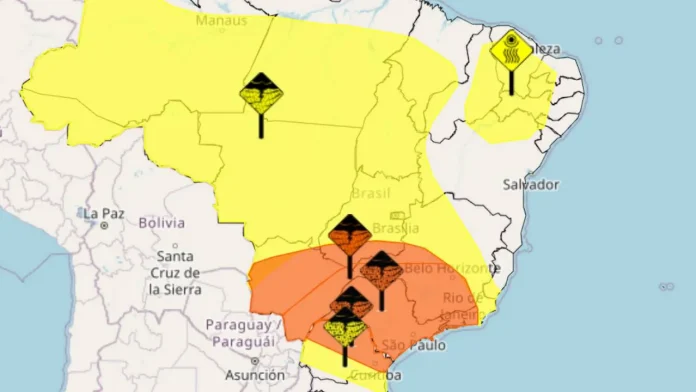 alertas de chuva 20 de dezembro